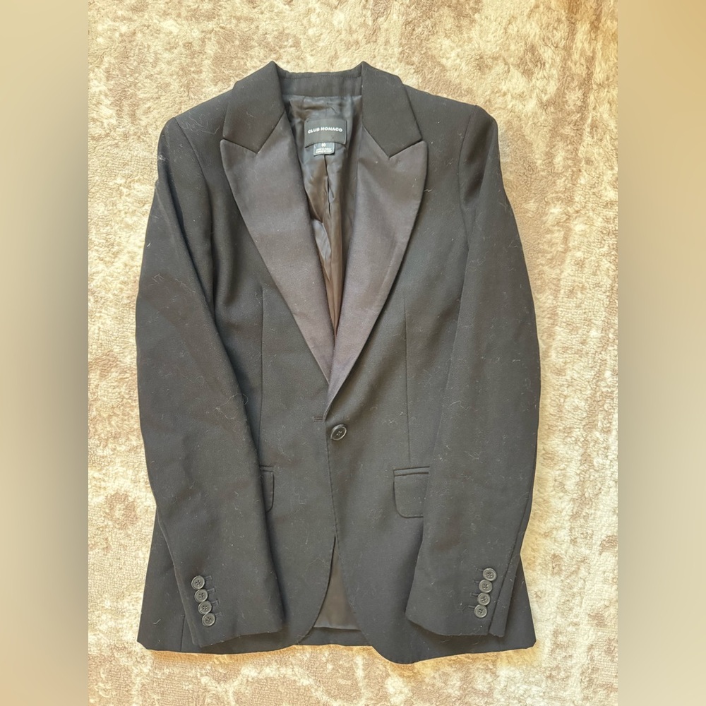 Club Monaco Black wool Blazer